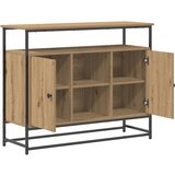  Kreveta Umjetnički hrast 100 x 35 x 80 cm Konstruirano drvo | shoptok.hr