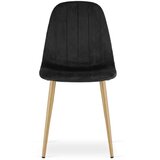  PADVA stolica - crni baršun / noge od hrasta x 1 | shoptok.hr