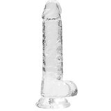 REALROCK Realistic Dildo with Balls 7" 17 cm Transparent Cijene
