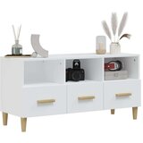 TV ormarić bijeli 102 x 36 x 50 cm od konstruiranog drva | shoptok.hr