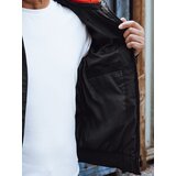 DStreet Men's winter quilted jacket with hood black | shoptok.hr