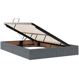  s od storage s uzglavljem Tamnosiva 140 x 200 cm Baršun | shoptok.hr