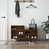 vidaXL Omarica za čevlje rjav hrast 102x36x60 cm inženirski les | Shoptok.si