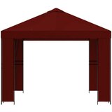 Gazebo 3 x 3 m Tamno crvena Poliester i čelik 190 gsm | Eponuda.ba