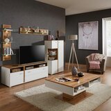 Mömax klubska miza alamo, barva hrasta, bela | Shoptok.si