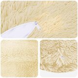  Presvlaka za jastuk 6 pcs HEERLEN Krem Ø 40 cm PV flis | shoptok.hr
