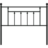 Metalno uzglavlje crno 107 cm | shoptok.hr