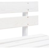  Srednja vrtna sofa od paleta od bijelo impregnirane borovine | shoptok.hr