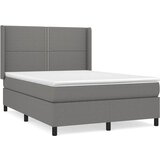  s oprugama i madracem tamnosivi 140x190 cm od tkanine | shoptok.hr