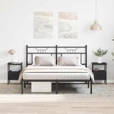  Noćni ormar 2 pcs Crni hrast 34 x 36 x 50 cm Konstruirano drvo | shoptok.hr