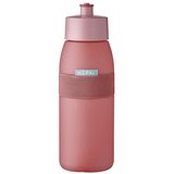 Mepal Svetlo rdeča plastična steklenica za vodo 500 ml Ellipse – Cene
