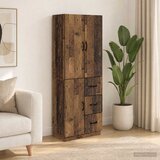  Set ormara 2 kom. Staro drvo Konstruirano drvo Smeđa 66 x 34,5 x 87 cm Cijene