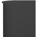 vidaXL 3-panelni vetrobran tkanina 400x160 cm antraciten, (20692527) | Shoptok.si