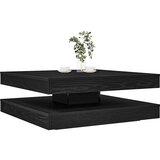 vidaXL Klubska mizica črna 90x90x34,5 cm | Shoptok.si