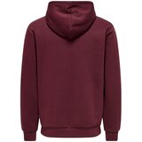 Only & Sons Pulover 'ONSCERES' vinsko rdeča | Shoptok.si
