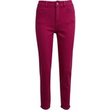 Orsay Dark Pink Women's Shortened Slim Fit Jeans - Women | shoptok.hr