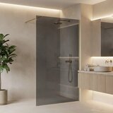 Rea Stena za prhanje Flexi Grey / Brush Gold 120 | Shoptok.si