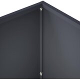  Vrtna saksija Antracit 60 x 30 x 50 cm Čelična vrata | shoptok.hr