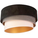  duolla - plafonsko svetlo devon 1xE27/40W/230V, prečnik 45 cm, crna/siva/bež | Eponuda.com