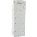  Wine Bottle Paper Gift Bag Gold Dots 35 x 12 x 9 cm | shoptok.hr