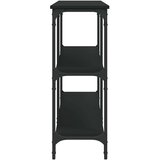  Konzolni stol crni 200 x 29 x 75 cm od konstruiranog drva | shoptok.hr