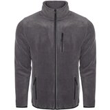 Dewberry 24601 5 Pocket Outdoor Full Zipper Fleece Jacket-ANTHRACITE | Shoptok.si