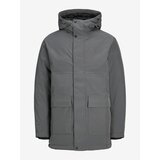 Jack & Jones Dark Grey Men's Winter Parka Tate - Men's | shoptok.hr