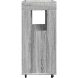 vidaXL Barska kolica boja smeđeg hrasta 50x41x89 cm konstruirano drvo | shoptok.hr