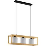 Eglo Viseća lampa GRANADOS 3xE27 77 cm drvo/belo 390101 | Eponuda.com