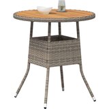  Stol za večeru s pohranom Siva i Akacija 70 x 70 x 73 cm | shoptok.hr