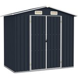 vidaXL Vrtna lopa antracitna 205x129x183 cm pocinkano jeklo Cene