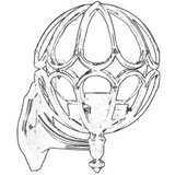 Opviq Vanjska zidna lampa BAP-68081-BSY-M2, IP65, E27, 34 cm, Crna | Eponuda.ba