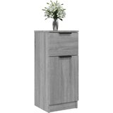  Komoda 2 kosa siva sonoma 30x30x70 cm konstruiran les, (21073347) | Shoptok.si