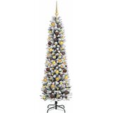  Umjetno božićno drvce Bijela 180 cm PVC i Metal i Plastika | shoptok.hr