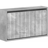  Ormar za cipele na zidu ZWOLLE 71 x 17 x 43 cm Betonska siva - Betonska siva | shoptok.hr