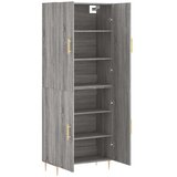  Visoka komoda siva sonome 69,5x34x180 cm od konstruiranog drva | shoptok.hr