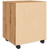 vidaXL Mobilni ormarić za spise s kotačićima Artisan hrast 45x38x54 cm | shoptok.hr