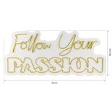 WALLXPERT dekorativna plastična led rasveta follow your passion yellow | ePonuda.com
