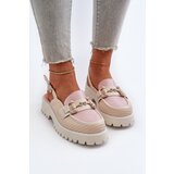 S. BARSKI Women's Flat Heeled Sandals with Beige Ornament D&A | Shoptok.si