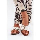 Boto Women's Cork Platform Sandals With Buckle White Vianara | Shoptok.si