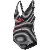 Mamalicious Jednodijelni kupaći kostim 'NEW JOSE' crvena / crna / bijela