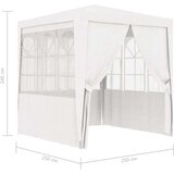  Profesionalen vrtni šotor s stranicami 2,5x2,5 m bel 90 g/m², (20568332) | Shoptok.si