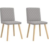 Maison Chic Jedilni stoli - Vzorci stoli 2 kosov siva blago A632, (22031737) Cene