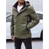 DStreet Men's winter jacket with hood green | Shoptok.si