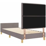  Krevetna konstrukcija Sivo-smeđa 90 x 200 cm tkanina | shoptok.hr