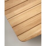 Kave Home Vrtna miza iz tikovine 70x140 cm Tirant - | Shoptok.si