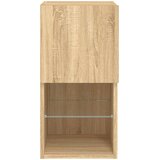 TV ormarići s LED svjetlima 2 kom boja hrasta 30,5x30x60 cm | shoptok.hr