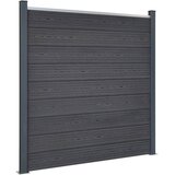 Set panela za ogradu sivi 872x186 cm WPC | shoptok.hr