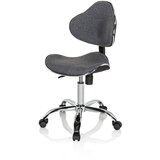 XXXL Mladinski Vrtljivi Stol Kiddy Gti 3, Siva | Shoptok.si