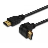 Savio Kotni HDMI kabel 1,5M, 10.2Gbit, pozlačeni kontakti